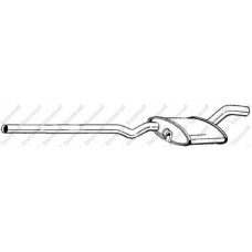 Глушник передній Фольксваген Гольф 3 (Volkswagen Golf II) 90-93 (282-599) BOSAL