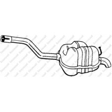 Глушник Фольксваген Гольф 5 (Volkswagen Golf V) 07-09 (233-161) Bolsal 24.89 BOSAL